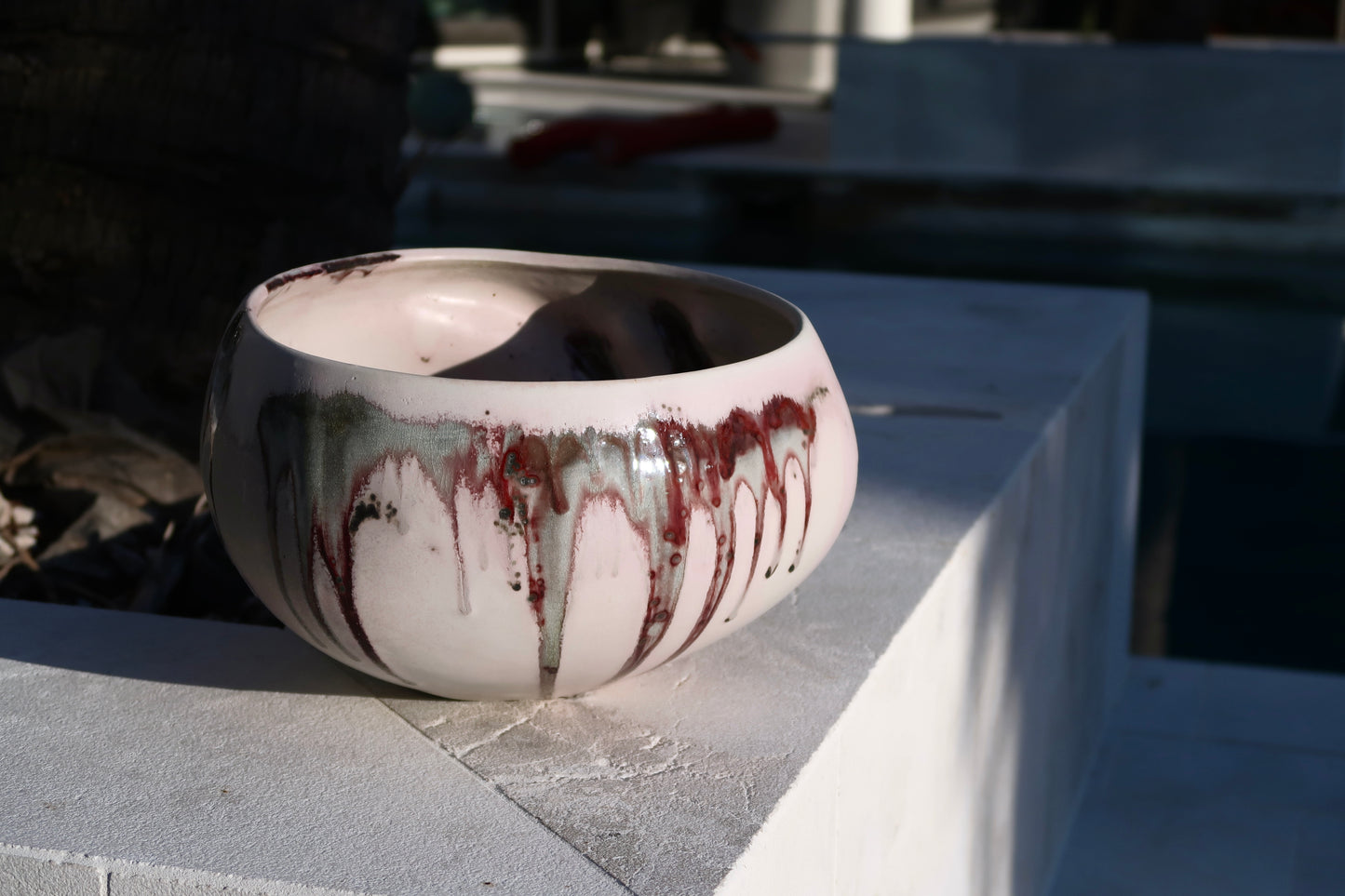 Large Statement Centerpiece Bowl (7in tall x 12.5 in diameter)