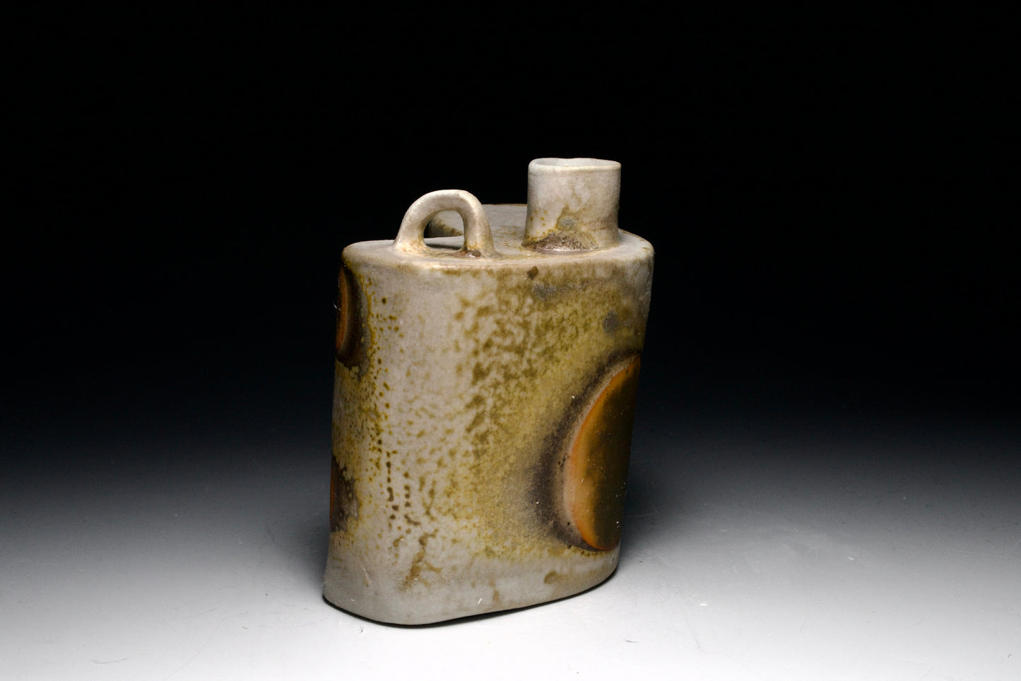 Wood Fired Flask with Matching Funnel - 12 oz Capacity