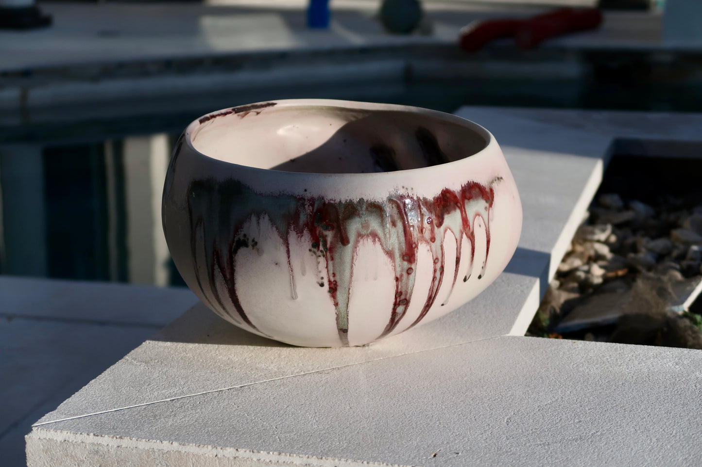 Large Statement Centerpiece Bowl (7in tall x 12.5 in diameter)
