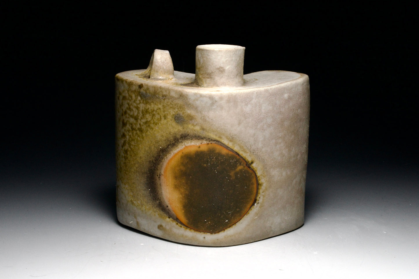 Wood Fired Flask with Matching Funnel - 12 oz Capacity