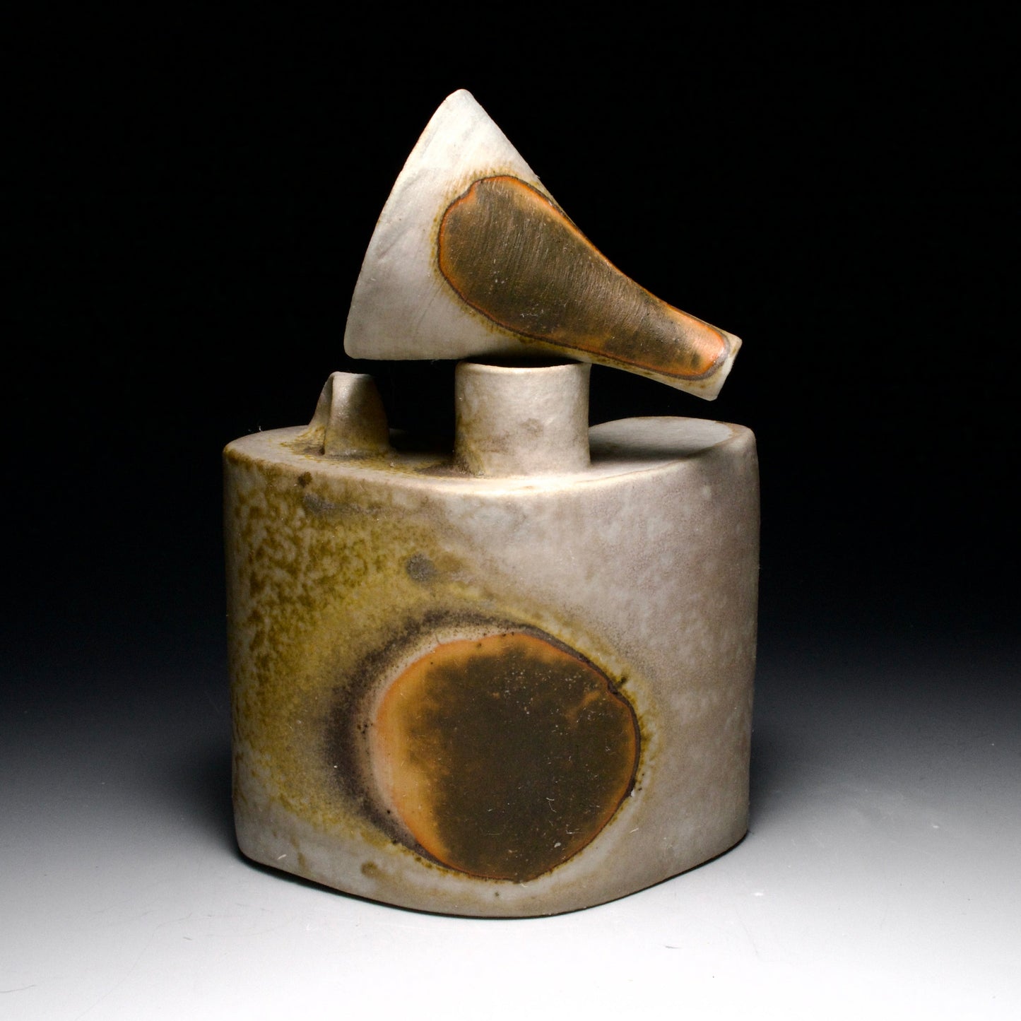 Wood Fired Flask with Matching Funnel - 12 oz Capacity