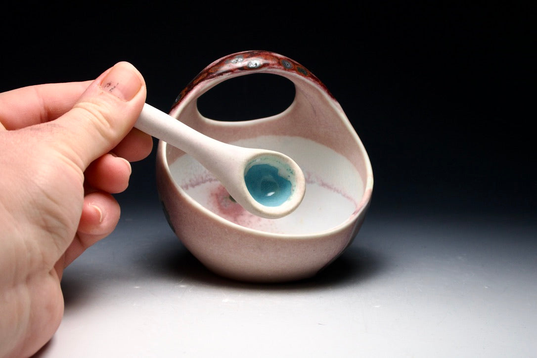 Salt Cellar with Spoon
