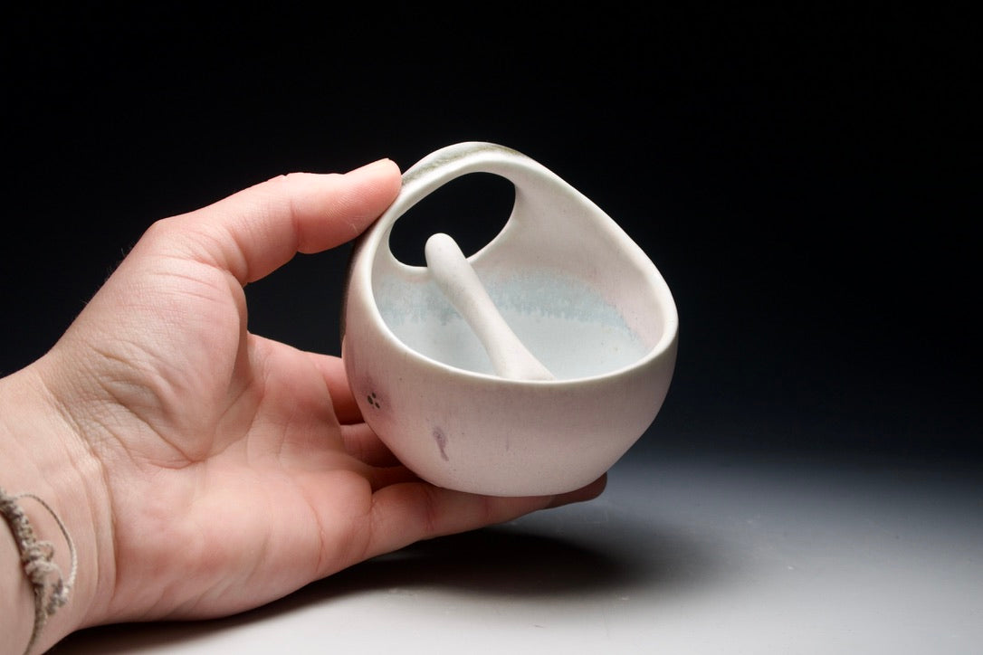 Salt Cellar with Spoon
