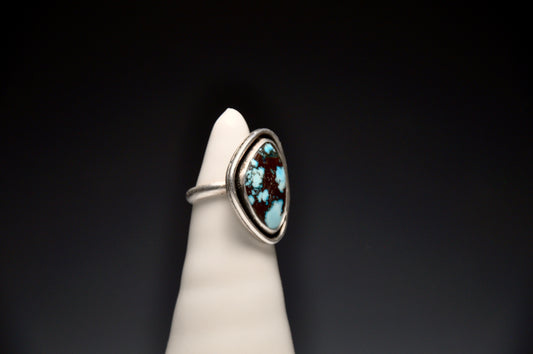 Size 7.5-8 Turquoise Shadowbox Ring