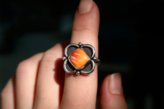 Orange Blossom Ring Size 6.5