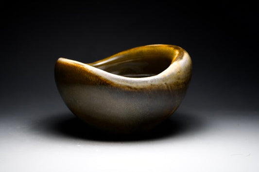 Woodfired Bowl - Soup/Salad sized with Hollow Rim