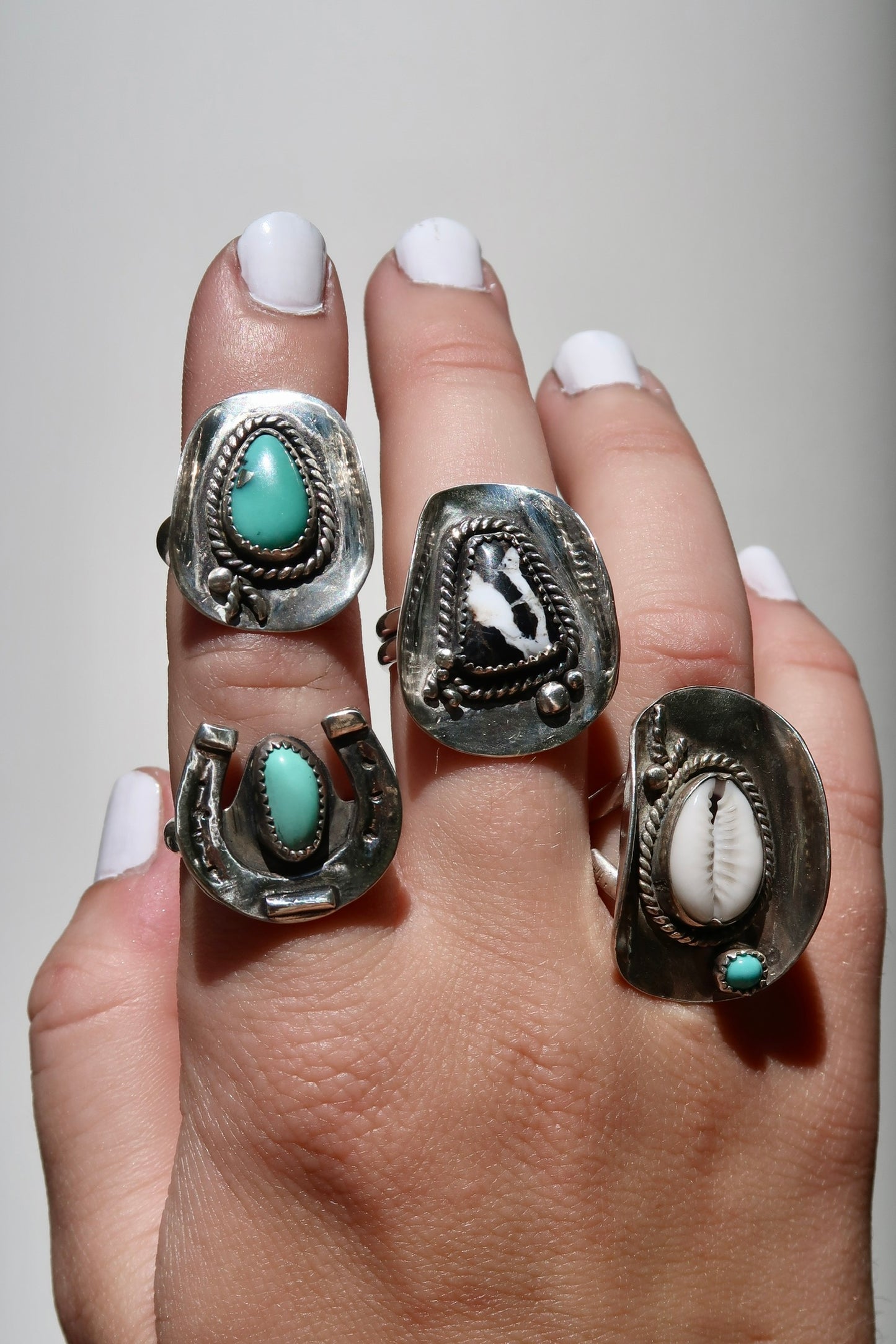 Cowrie Cowboy Ring Size 6