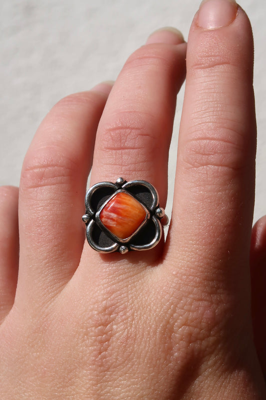 Orange Blossom Ring Size 6.5