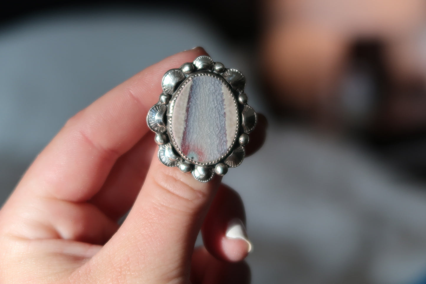 Lizpotz Ceramic Shard Ring Size 7