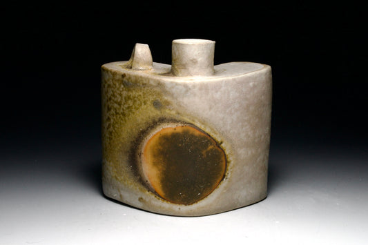 Wood Fired Flask with Matching Funnel - 12 oz Capacity