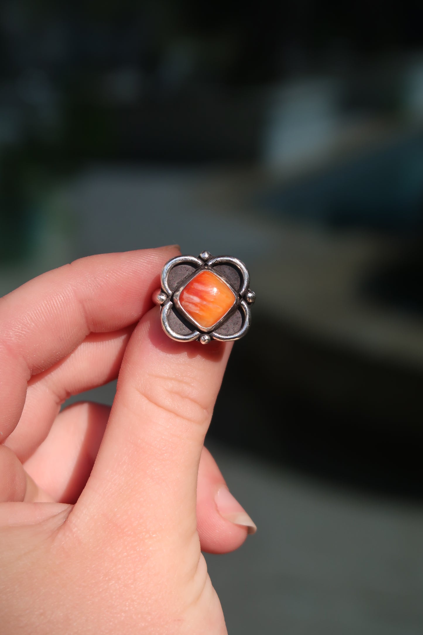 Orange Blossom Ring Size 6.5