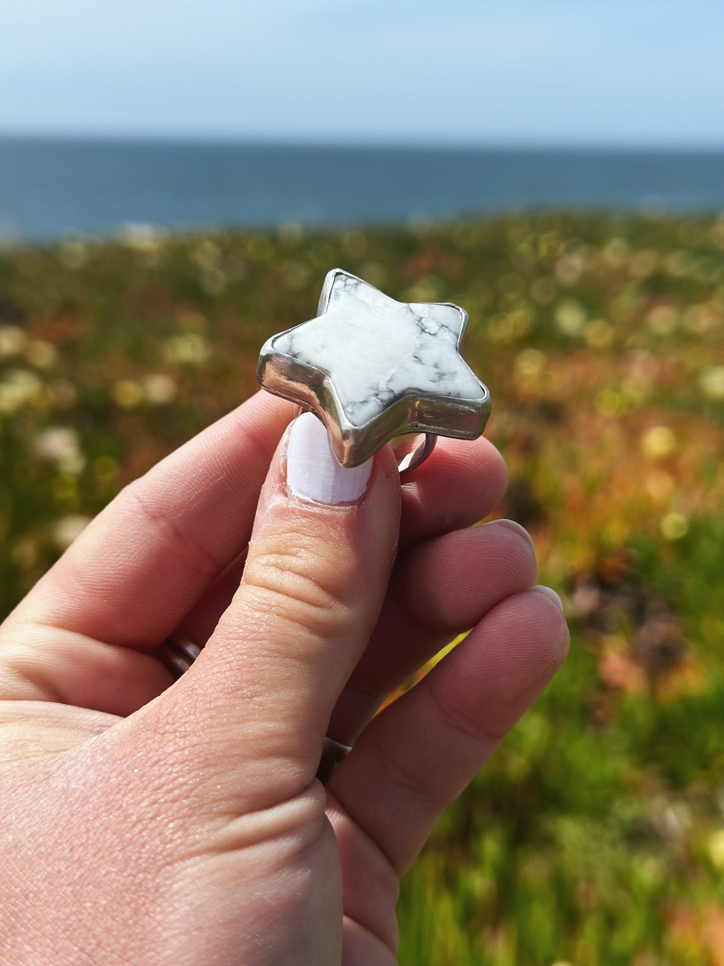 STAR Sterling silver ring size 8.5